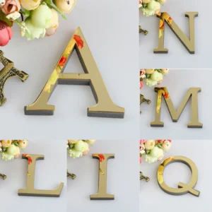 English Letters Wall Sticker 3D