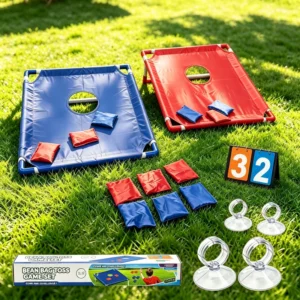 Red & Blue Portable Cornhole Game Set