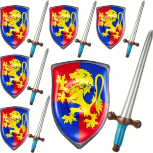 12 Piece Inflatable Sword and Shield Set