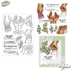 Baby Feet In Hands Clear Stamp Set DIY Scrapbooking - Thumbnail Image 2