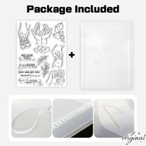 Baby Feet In Hands Clear Stamp Set DIY Scrapbooking - Thumbnail Image 4