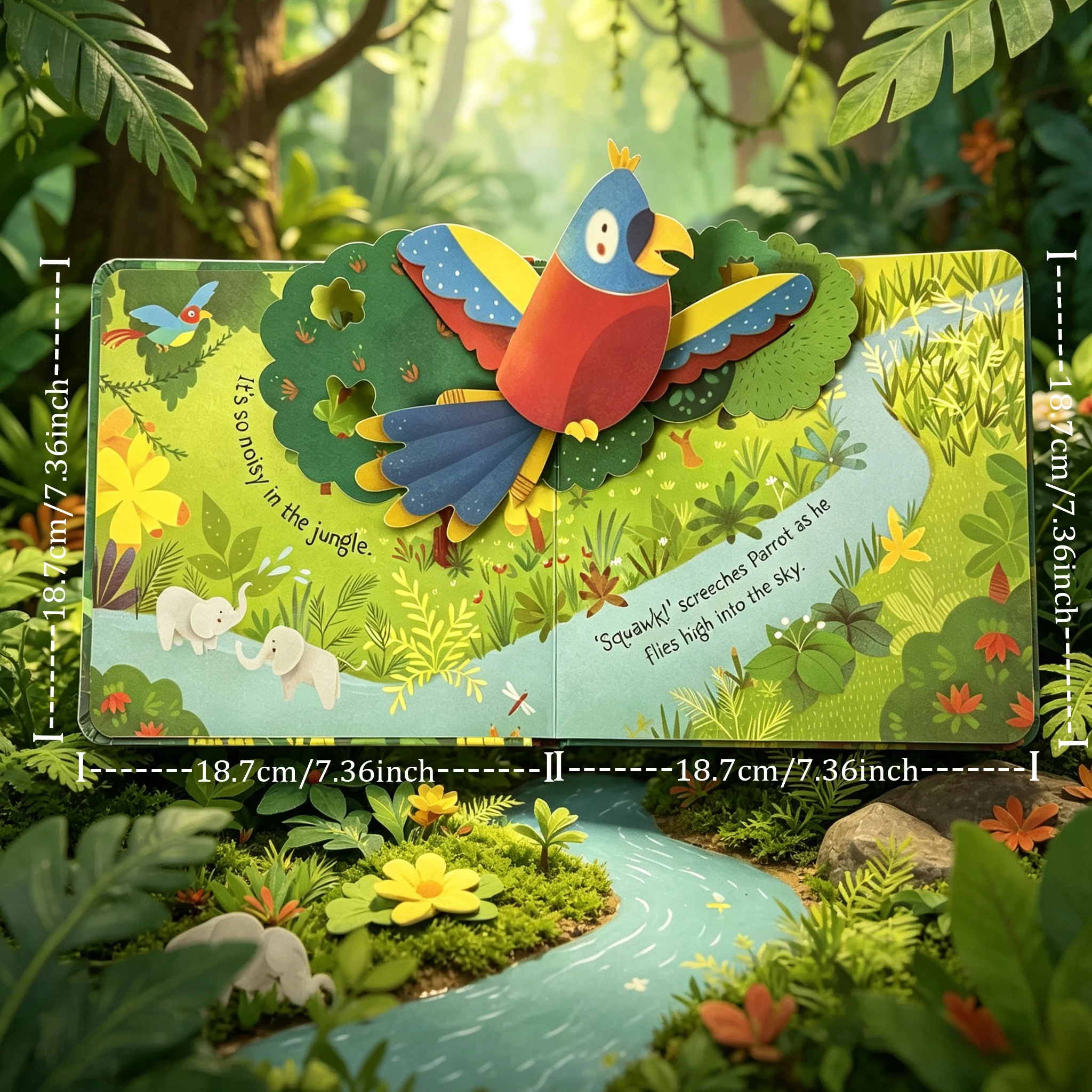 Pop-Up Jungle English Picture Book - Image 2