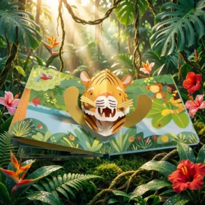 Pop-Up Jungle English Picture Book - Thumbnail Image 6