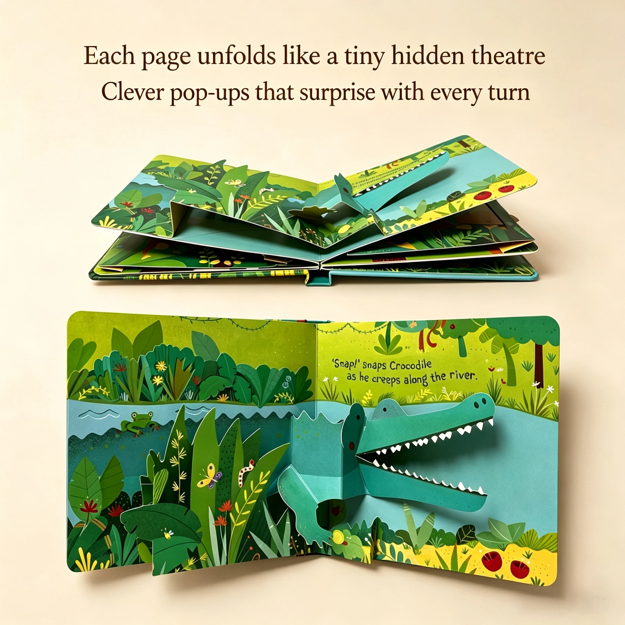 Pop-Up Jungle English Picture Book - Image 5